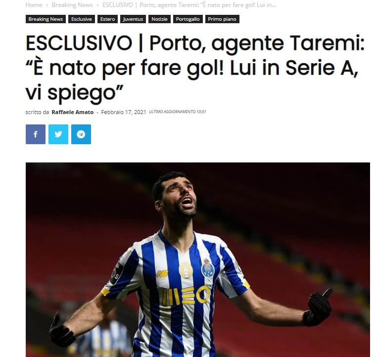 پیشنهادات ایتالیایی برای مهدی طارمی در آستانه بازی با یوونتوس