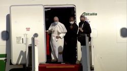 پاپ فرانسیس رهبر کاتولیک های جهان وارد عراق شد + عکس