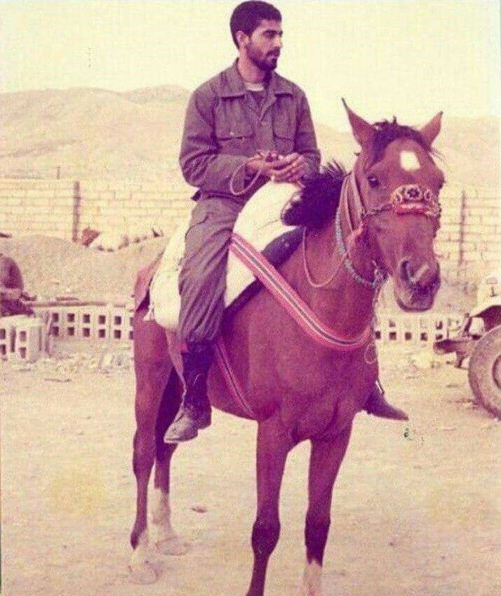 اسب سواری سردار سلیمانی