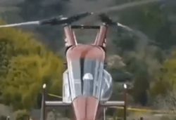حرکت فوق‌العاده ملخ‌ های هلیکوپتر + فیلم