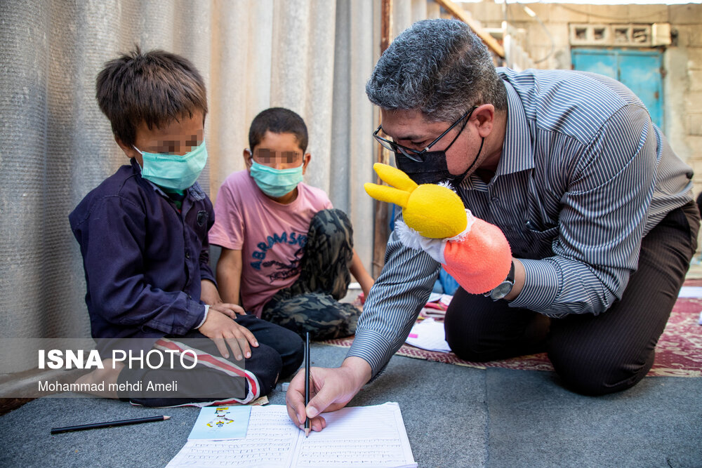 معلم دزفولی اشک همه را درآورد +عکس