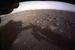 ویدئوی رنگی از فرود و استقرار مریخ‌نورد ناسا بر سطح سرخ