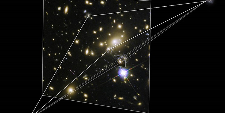 درخشش یک نور روی ماده تاریک