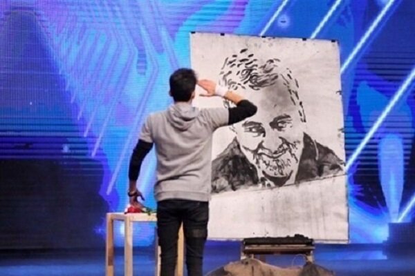 تقدیر سرلشکر سلامی از هنرمند جوان عصر جدید