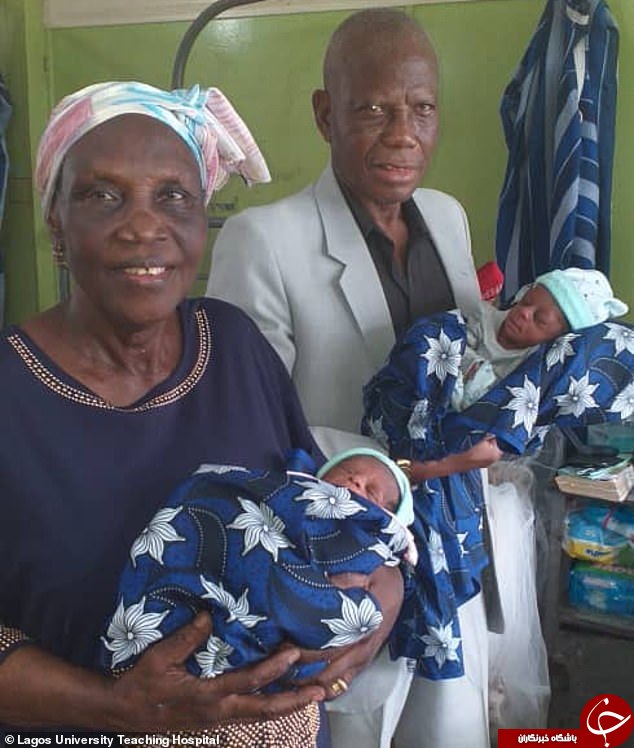 زوج سالخورده آفریقایی پس از ۴۳ سال بچه دار شدند