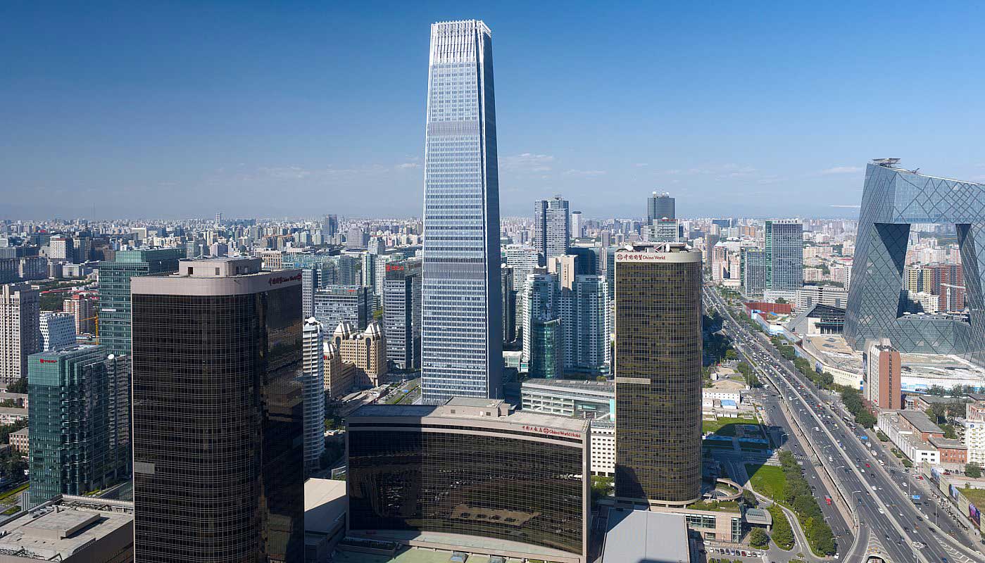 بزرگترین سازههای فلزی دنیا ساختمان China World Trade Center Tower III، پنجمین ساختمان بلند جهان
