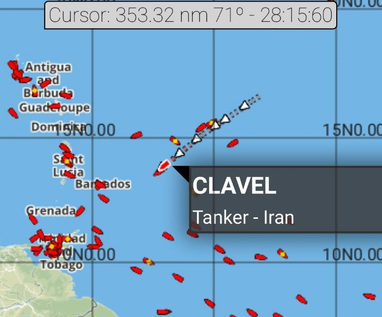 پنجمین نفتکش ایران به آب‌های ونزوئلا نزدیک ‌شد