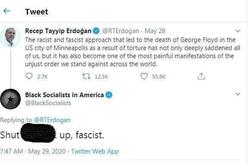 جواب سوسیالیست‌های سیاه‌پوست به توییت اردوغان