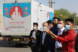 استقرار درمانگاههای سیار و توزیع فوری بسته‌های ضدکرونایی درمناطق پرخطر خوزستان