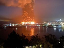  اسکله 45  سانفرانسیسکو در آتش سوخت