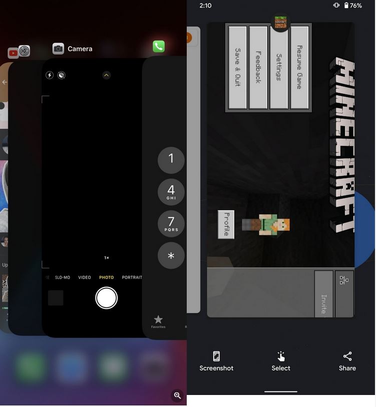 مقایسه ای بین بخش‌های مختلف اندروید ۱۱ و آی‌او‌اس ۱۴