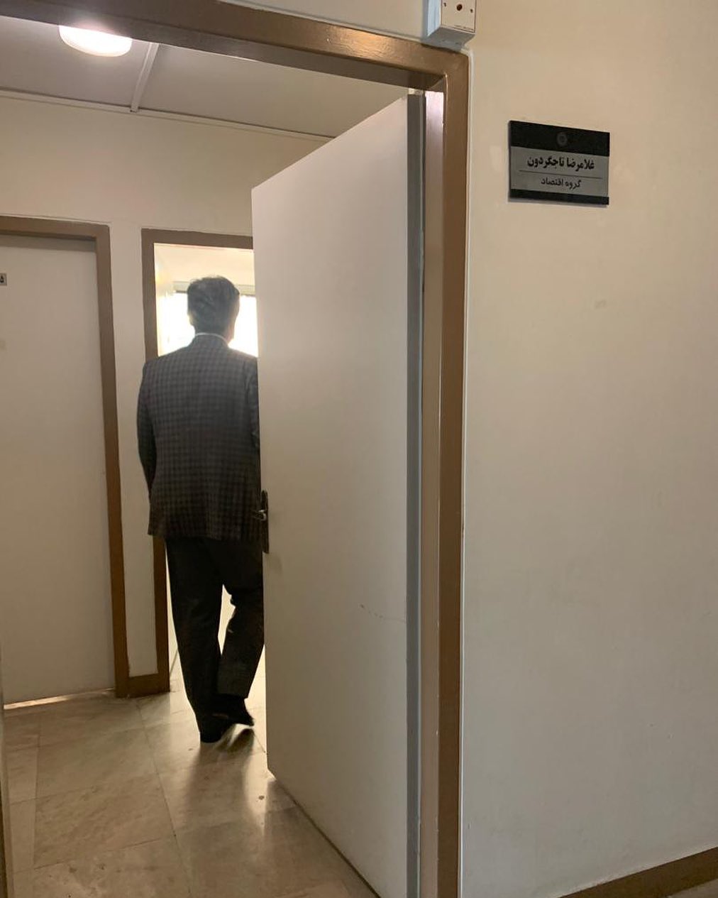 شغل جدید غلامرضا تاجگردون بعد از خداحافظی از مجلس + عکس