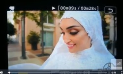 عروس مشهور انفجار لبنان از جزئیات حادثه می گوید