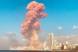 ویدئوی آهسته لحظه انفجار در بیروت