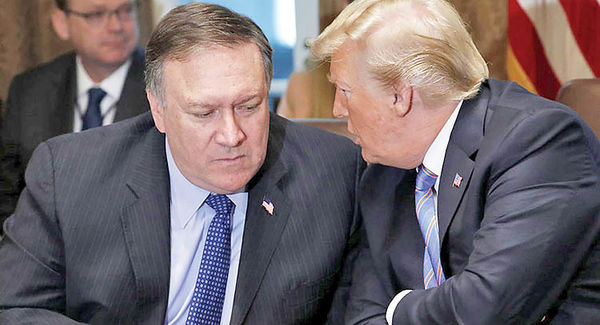 ترامپ و پمپئو