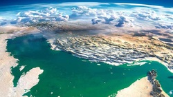 تصویر زیبای خلیج فارس از منظر ایستگاه فضایی بین‌المللی