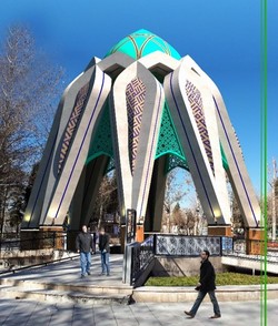 طراحی یکی از فاخرترین یادمان شهدای گمنام در بوستان مجیدیه