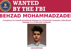 بهزاد محمدزاده، جوان ایرانی تحت تعقیب وزارت دادگستری آمریکا