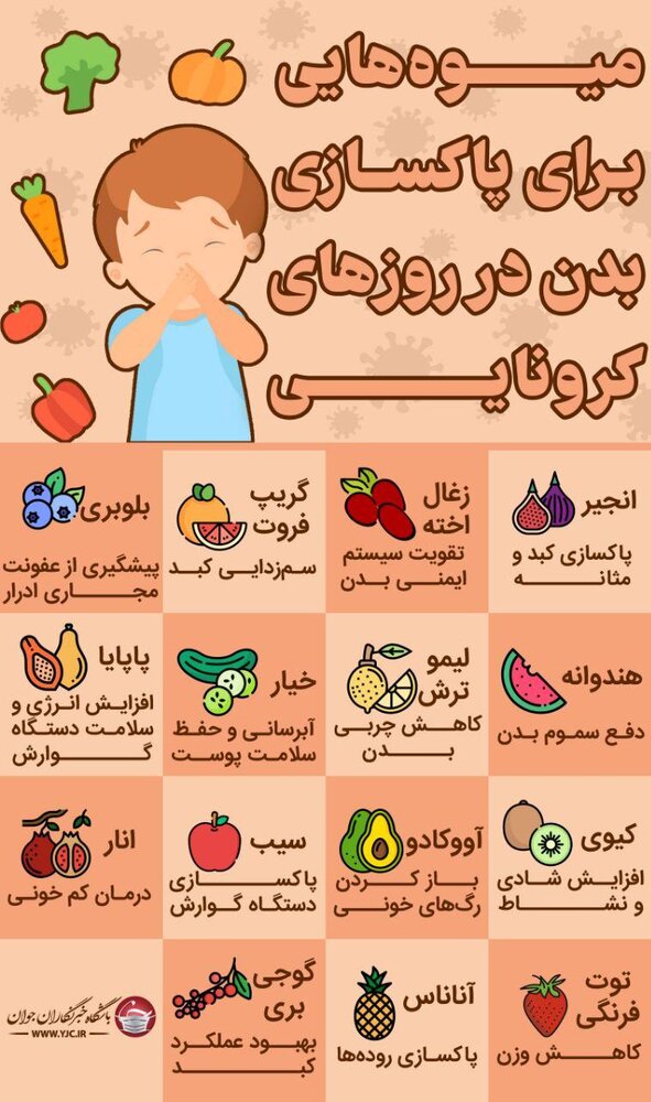 پاکسازی بدن در روزهای کرونایی با این میوه ها