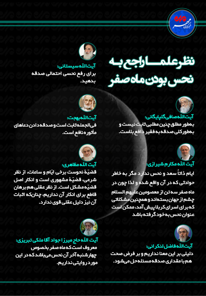 نظر علما راجع به نحس بودن ماه صفر