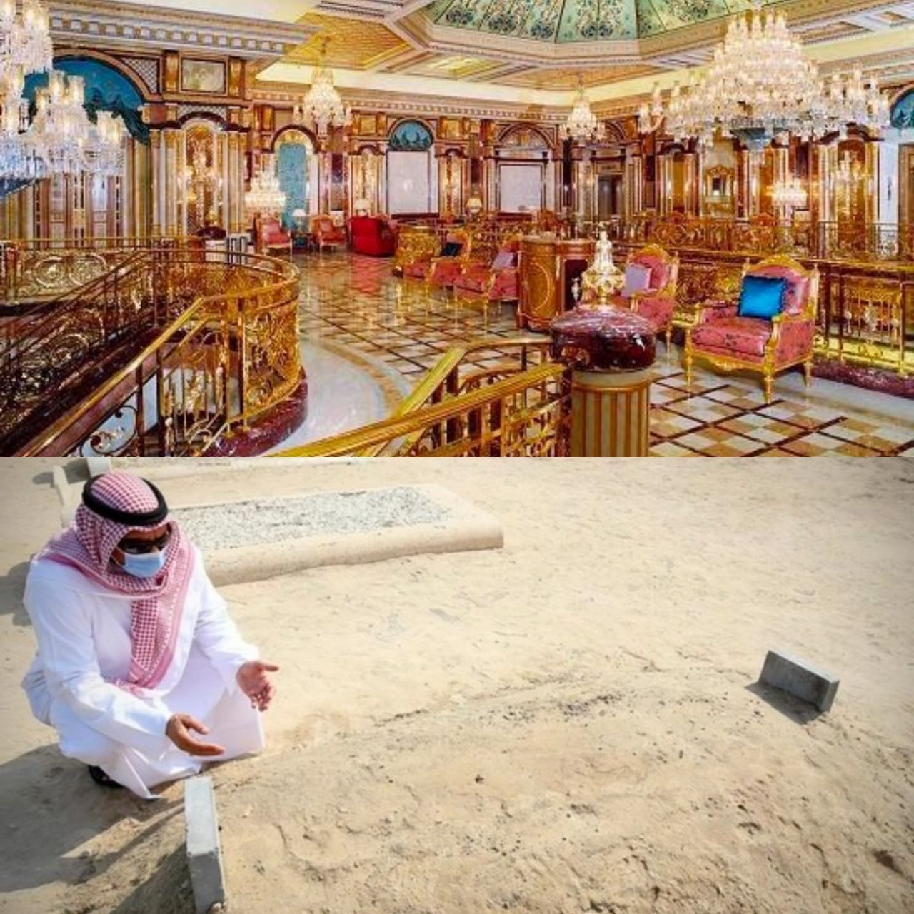 از خانه دنیایی تا خانه ابدی امیر کویت + عکس