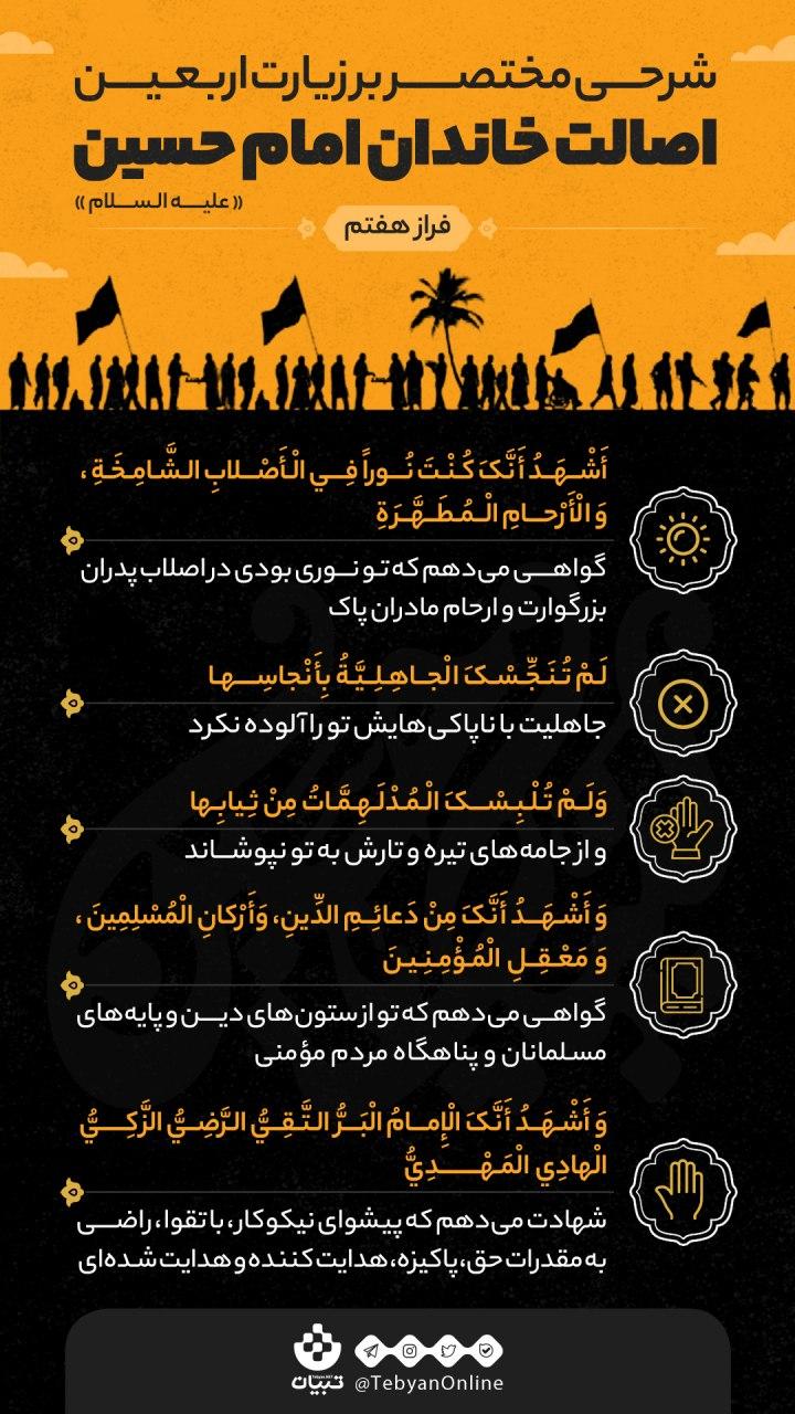 شرحی مختصر بر زیارت اربعین + اینفوگرافیک