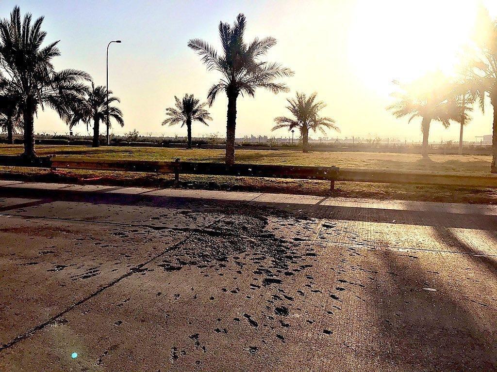 تصویر جدید از محل شهادت حاج قاسم سلیمانی