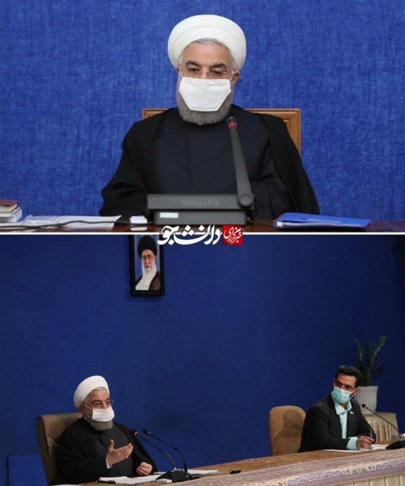 رئیس جمهور ماسک حاشیه‌ساز را عوض کرد