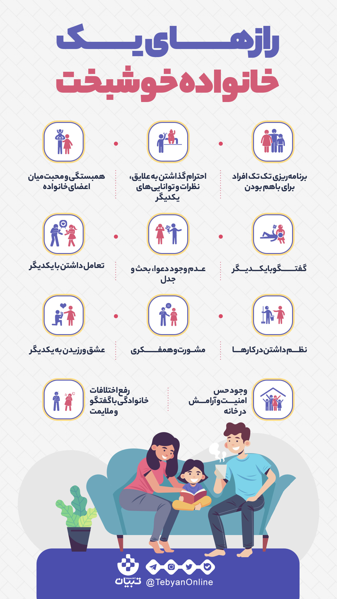 رازهای یک خانواده خوشبخت + اینفوگرافیک