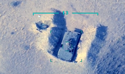تصاویر هوایی از انهدام ادوات ارتش ارمنستان + فیلم