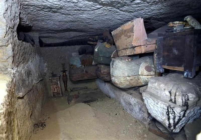 کشف تازه تابوت‌های باستانی در گورستان ممفیس + تصاویر