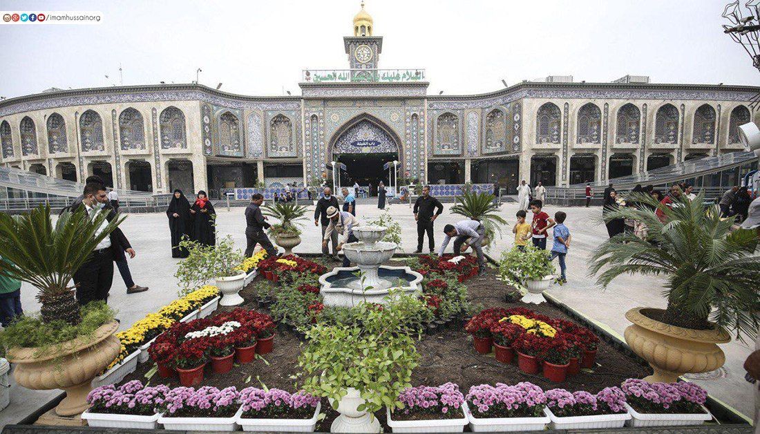 تصاویری دلنشین از روز ۱۷ ربیع‌الاول در حرم سیدالشهدا (ع)