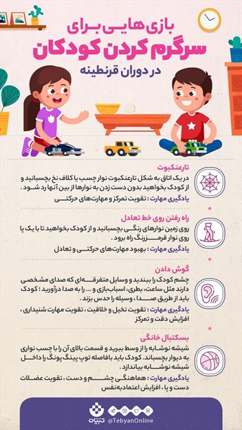 بازی‌های خانگی ویژه کودکان