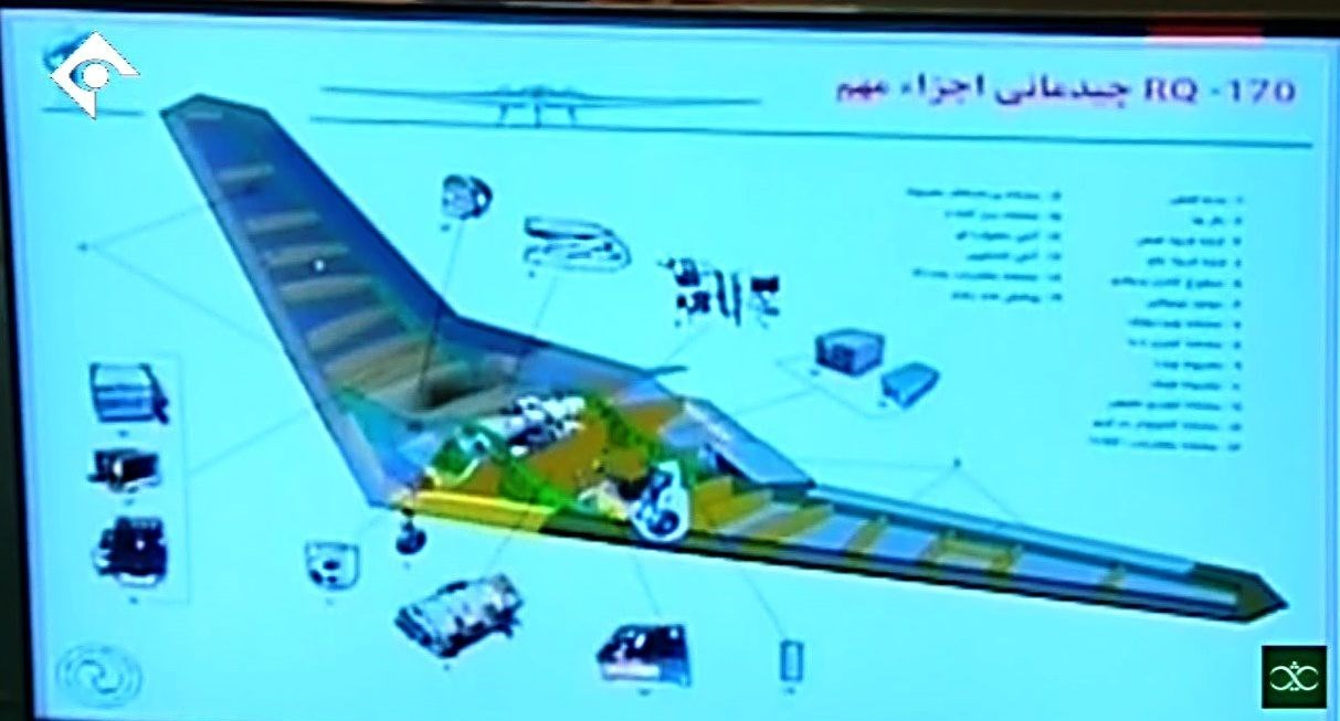 اجزای پهباد آمریکایی