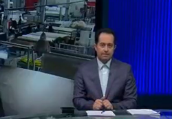 اتفاقی عجیب حین پخش زنده اخبار و پاسخ مجری + فیلم