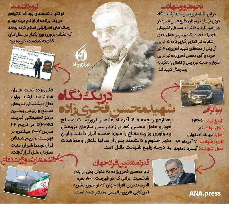 بیوگرافی شهید محسن فخری ‌زاده