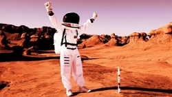 سلفی فضانورد در مریخ، سوژه رسانه‌ها شد!