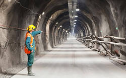 افطار کارگران معدن در عمق ۶۳۰ متری زمین + عکس