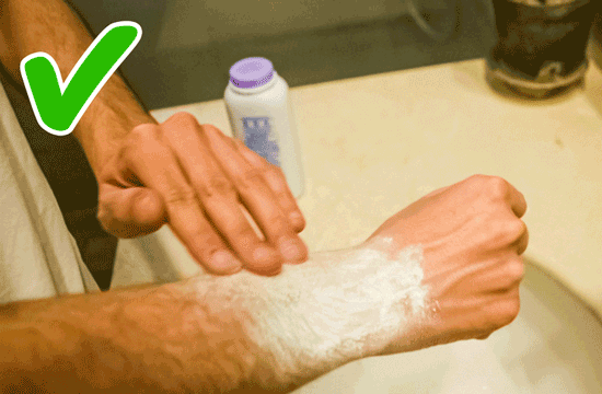  اگزمای پوستی را با پودر بچه رفع کنید