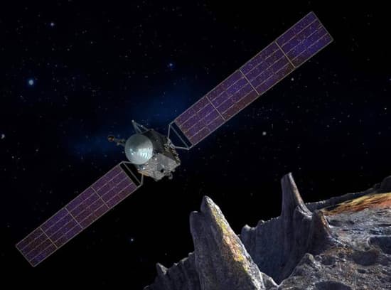 تصویری هنری از ماموریت OSIRIS-Rex ناسا