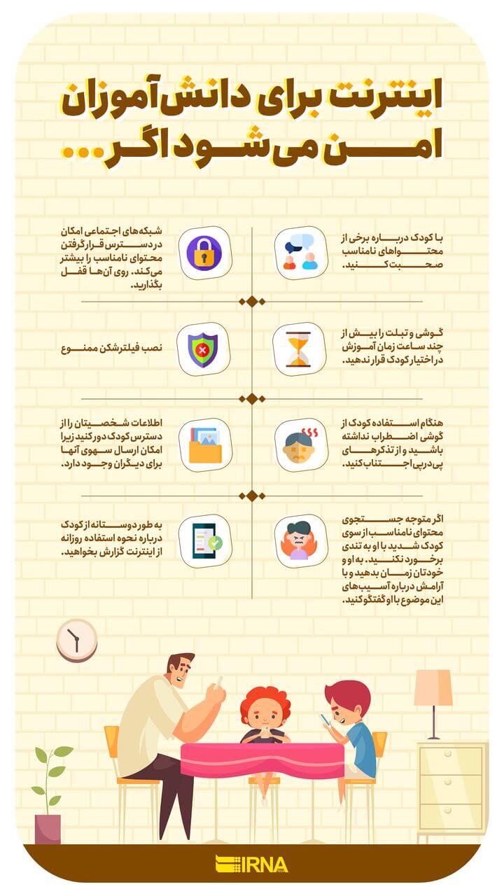 اینترنت چگونه برای دانش‌آموزان امن می‌شود