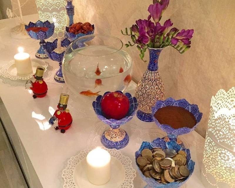 از چه رنگ هایی در سفره هفت سین استفاده کنیم؟
