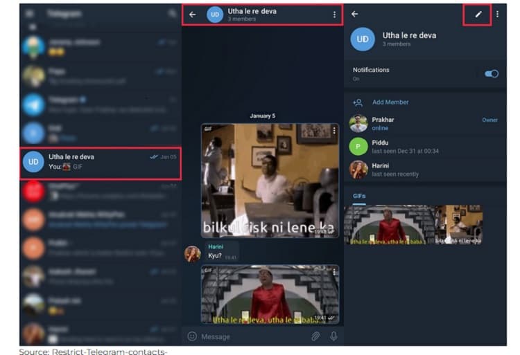 چگونه از ذخیره یا ارسال پیام‌ها در تلگرام جلوگیری کنیم؟