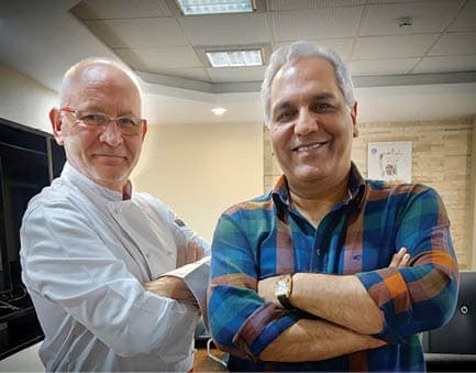 آشپز فرانسوی و مهران مدیری