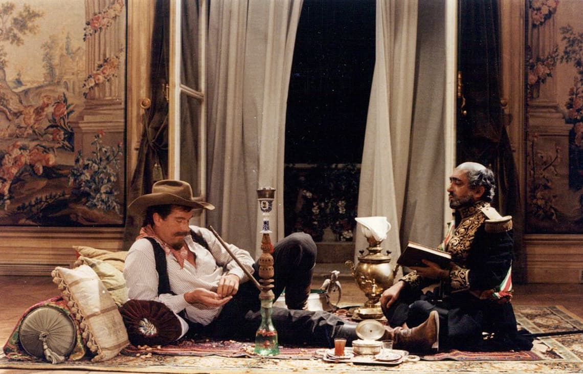 نمایی از فیلم «حاجی واشنگتن»، محصول سال ۱۳۶۱ شمسی