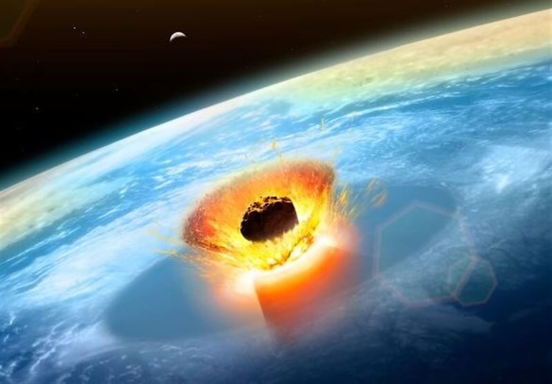 برخورد یک سیارک با زمین 