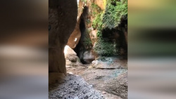 غار طبيعی زينگان پدیده‌ای زیبا در ایران + فیلم