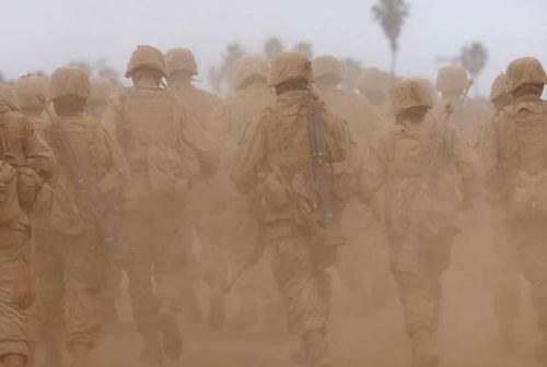 تمرینات طاقت فرسای زنان تفنگدار دریایی آمریکا