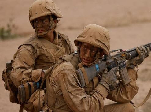 تمرینات طاقت فرسای زنان تفنگدار دریایی آمریکا