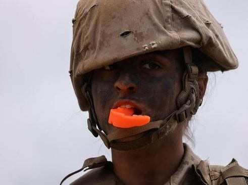 تمرینات طاقت فرسای زنان تفنگدار دریایی آمریکا